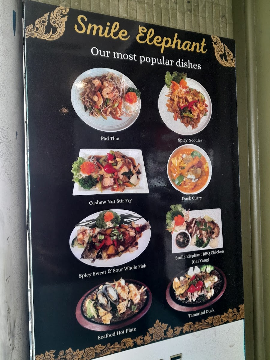 Menu Smile Elephant Thai Restaurant-2