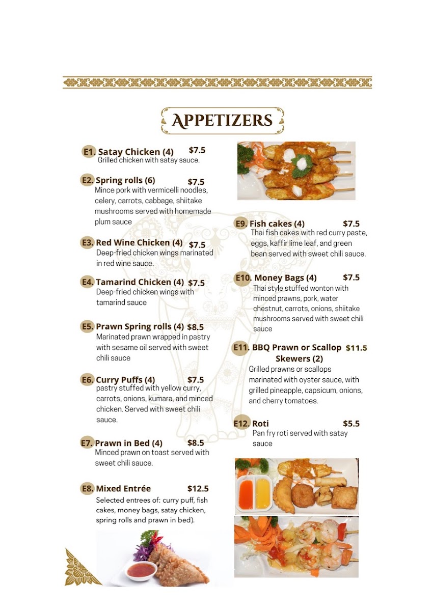 Menu Smile Elephant Thai Restaurant-3
