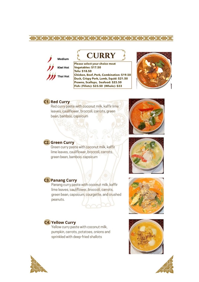 Menu Smile Elephant Thai Restaurant-6