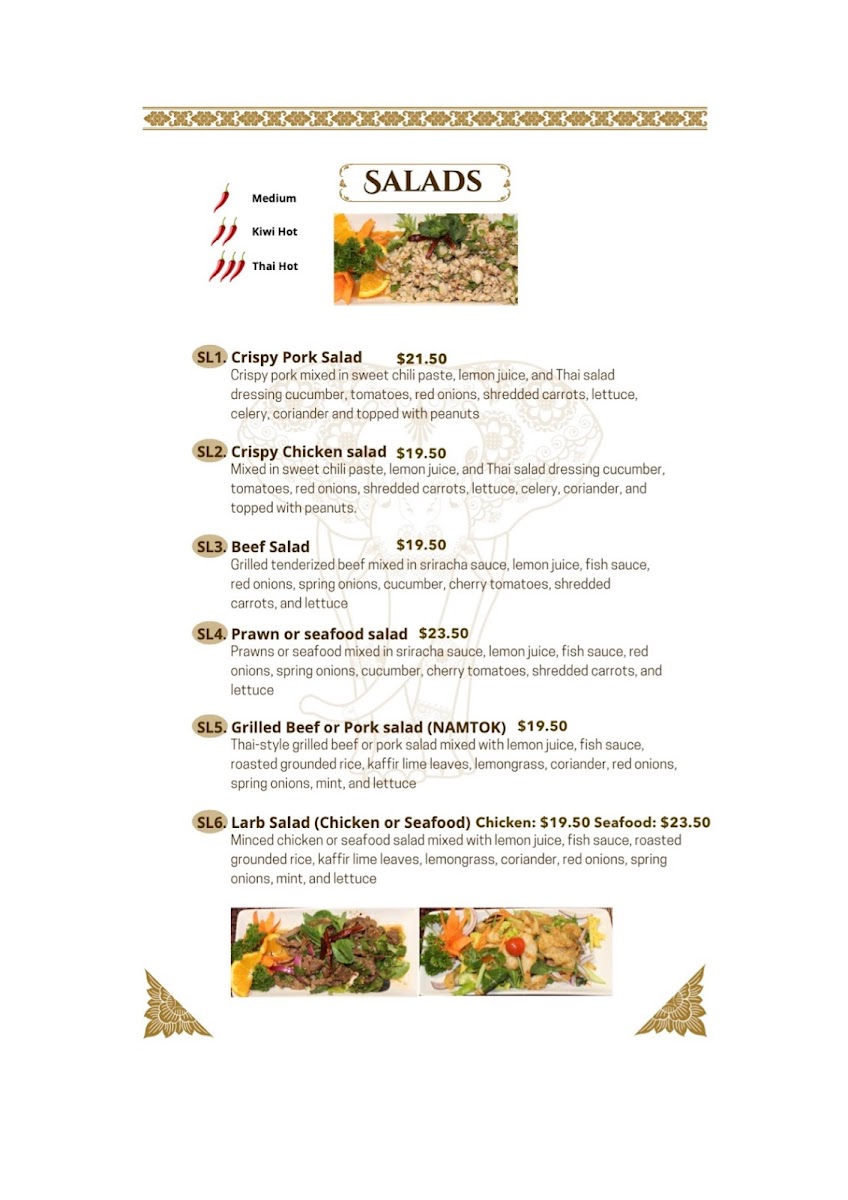 Menu Smile Elephant Thai Restaurant-9